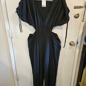 H&M Black Jumper with Side Torso Cut outs